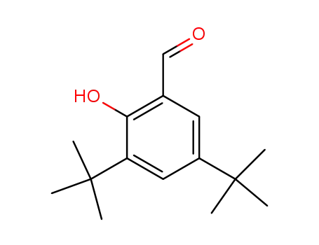 Molecular Structure of 37942-07-7 (3,5-Di-tert-butylsalicylaldehyde)