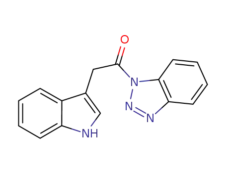 1-(1H-benzotriazol-1-yl)-2-(1H-indol-3-yl)ethanone