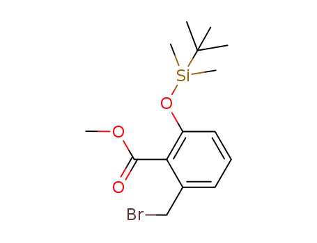 methyl 2-(tert-butyldimethylsilyloxy)-6-(bromomethyl)-benzoate