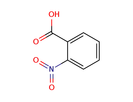 Molecular Structure of 552-16-9 (2-Nitrobenzoic acid)