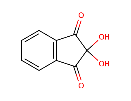 Molecular Structure of 485-47-2 (Ninhydrin hydrate)