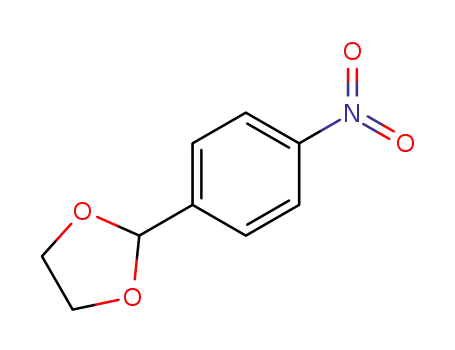Molecular Structure of 2403-53-4 (2-(4-nitrophenyl)-1,3-dioxolane)