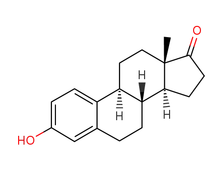 Molecular Structure of 53-16-7 (1,3,5(10)-Estratrien-3-ol-17-one)