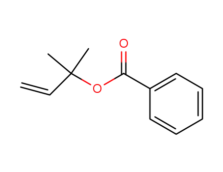 Molecular Structure of 31398-79-5 (3-Buten-2-ol, 2-methyl-, benzoate)