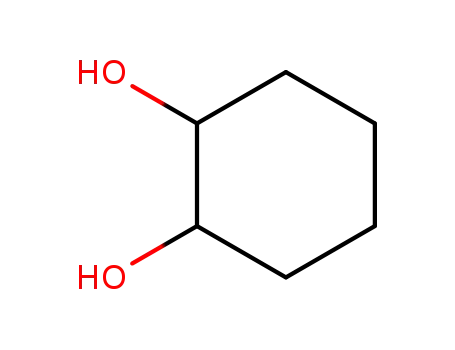 Molecular Structure of 931-17-9 (1,2-Cyclohexanediol)