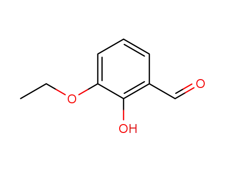 Molecular Structure of 492-88-6 (3-ETHOXYSALICYLALDEHYDE)