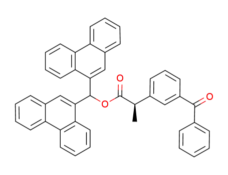 (R)-ketoprofen di(9-phenanthryl)methyl ester