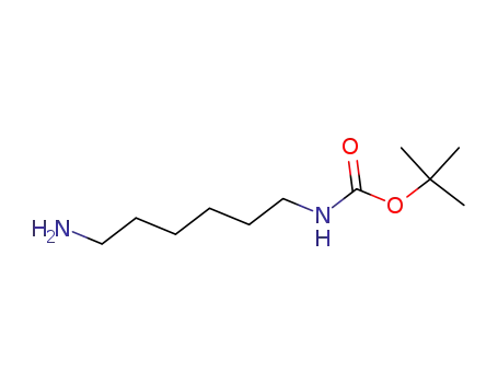Molecular Structure of 51857-17-1 (N-tert-Butoxycarbonyl-1,6-hexanediamine)