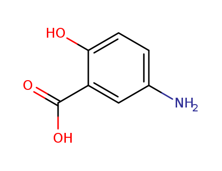 89-57-6,5-Aminosalicylic acid,Benzoic acid, 5-amino-2-hydroxy-;Asacol (TN);Benzoic acid, 5-amino-2-hydroxy-, hydrochloride;Pentasa (TN);Rowasa;Canasa;5-amino-2-hydroxy-benzoate;Mesalazine (JAN);5-amino-2-hydroxy-benzoic acid hydrochloride;Salofalk;Asacol;Mesalamine [USAN];Mesalazine;p-Aminosalicylsaeure [German];sodium 5-amino-2-hydroxy-benzoate;5-Amino Salicylic Acid;Mesalamine;Claversal;4-14-00-02058 (Beilstein Handbook Reference);5-amino-2-hydroxy-benzoic acid;Pentasa;Mesalazina [Spanish];Mesalamine (USP);Benzoic acid,5-amino-2-hydroxy-;Mesalazinum [Latin];Rowasa (TN);m-Aminosalicylic acid;Sodium 5-aminosalicylate;5-Aminosalicyclic Acid;Mesalazine5-Aminosalicylic acid;5-Aminosalicylic acid (Mesalazine);Malasazine;2-Hydroxy-5-aminobenzoic acid;Masalazine;