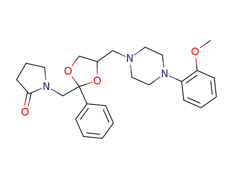 cis-1-{4-[4-(2-methoxy-phenyl)-piperazin-1-ylmethyl]-2-phenyl-[1,3]dioxolan-2-ylmethyl}-pyrrolidin-2-one