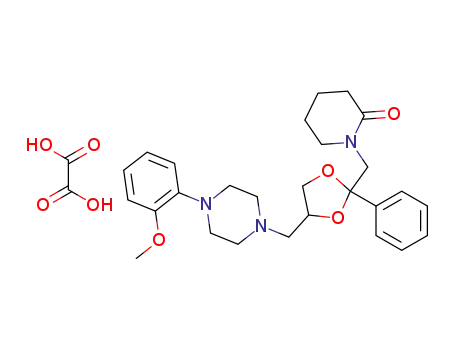 cis-1-{4-[4-(2-methoxyphenyl)piperazin-1-ylmethyl]-2-phenyl-[1,3]dioxolan-2-ylmethyl}-piperidin-2-one oxalate