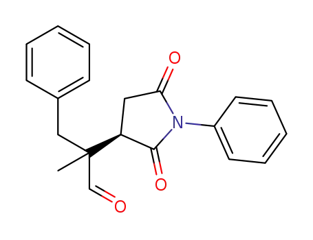 2-(2,5-dioxo-1-phenylpyrrolidin-3-yl)-2-methyl-3-phenylpropanal