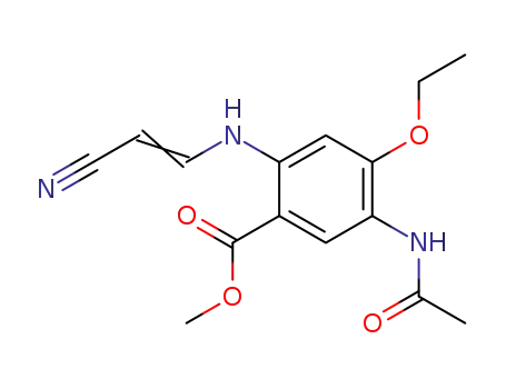 methyl 5-acetamido-2-[(2-cyanovinyl)amino]-4-ethoxybenzoate