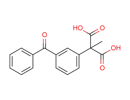 2-methyl-2-(3-benzoylphenyl)malonic acid