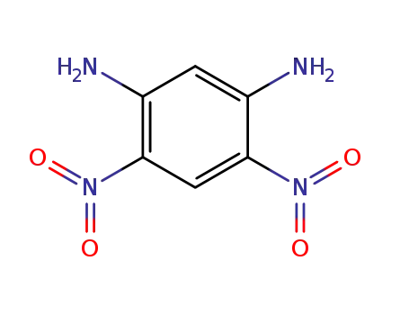 Molecular Structure of 4987-96-6 (4,6-dinitrobenzene-1,3-diamine)