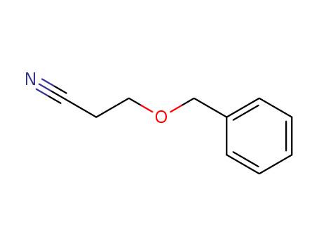 6328-48-9,3-(Benzyloxy)propionitrile,Propionitrile,3-(benzyloxy)- (6CI,8CI);(Benzyloxy)propionitrile;2-Cyanoethyl benzyl ether;3-(Benzyloxy)propionitrile;NSC 43693;3-benzyloxypropionitrile;