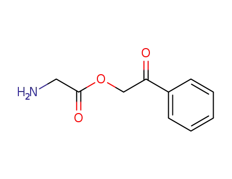 Molecular Structure of 83316-92-1 (Glycine, 2-oxo-2-phenylethyl ester)