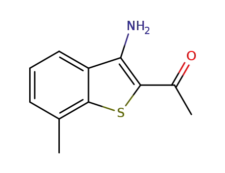 2-acetyl-3-amino-7-methylbenzo[b]thiophene