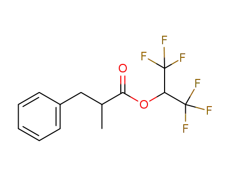 1,1,1,3,3,3-hexafluoropropan-2-yl 2-methyl-3-phenylpropanoate