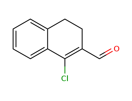 Molecular Structure of 3262-03-1 (1-CHLORO-3,4-DIHYDRO-2-NAPHTHALENECARBALDEHYDE)