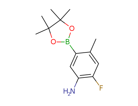 2-Fluoro-4-methyl-5-(4,4,5,5-tetramethyl-1,3,2-dioxaborolan-2-yl)aniline