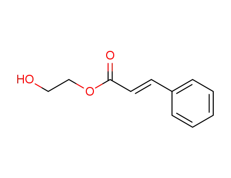 Molecular Structure of 146604-63-9 (2-Propenoic acid, 3-phenyl-, 2-hydroxyethyl ester, (E)-)
