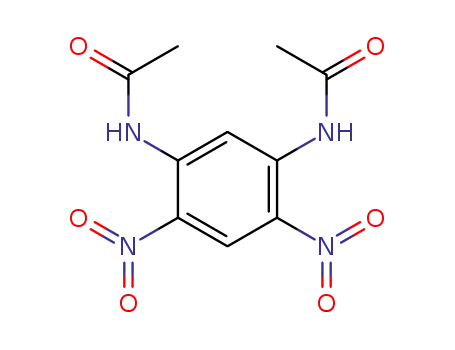 Molecular Structure of 42783-40-4 (Acetamide, N,N'-(4,6-dinitro-1,3-phenylene)bis-)