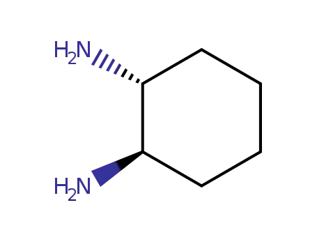 Molecular Structure of 20439-47-8 ((1R,2R)-(-)-1,2-Diaminocyclohexane)