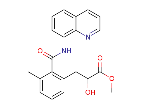 methyl 2-hydroxy-3-(3-methyl-2-(quinolin-8-ylcarbamoyl)phenyl)propanoate