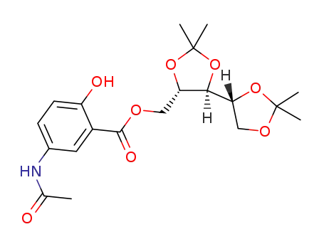 1-O-N-acetyl-5-aminosalicylate-2,3,4,5-di-isopropylidene-D-xylitol