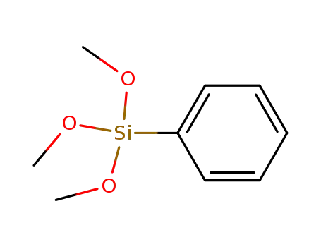 Molecular Structure of 2996-92-1 (Phenyltrimethoxysilane)