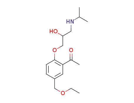 1-[5-(ethoxymethyl)-2-(2-hydroxy-3-(isopropylamino)propoxy)-phenyl]ethanone