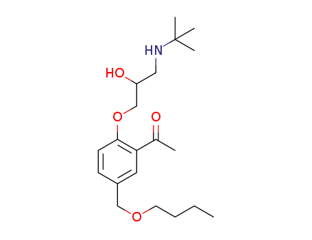 1-{5-(butoxymethyl)-2-[3-(tert-butylamino)-2-hydroxypropoxy]phenyl}ethanone