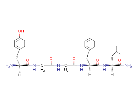 (2S)-2-[[(2S)-2-[[2-[[2-[[(2S)-2-amino-3-(4-hydroxyphenyl)propanoyl]amino]acetyl]amino]acetyl]amino]-3-phenylpropanoyl]amino]-4-methylpentanamide