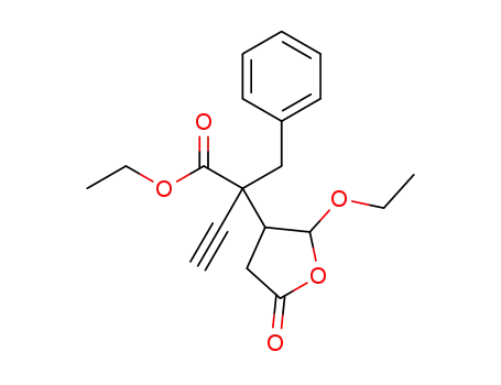5-ethoxy-4-[1-benzyl-1-(ethoxycarbonyl)ethynyl]dihydrofuran-2(3H)-one