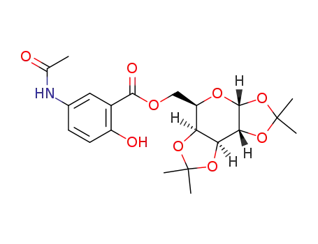 6-O-[5-(acetylamino)-2-hydroxybenzoyl]-1,2:3,4-di-O-isopropylidene-D-galactopyranose
