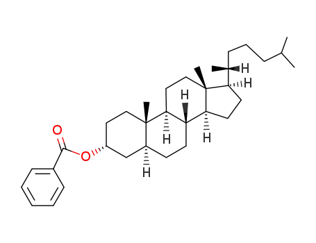 Molecular Structure of 6030-70-2 (Benzoic acid 5α-cholestan-3α-yl ester)