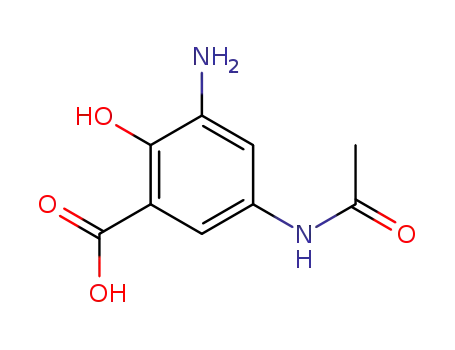 5-acetylamino-3-amino-2-hydroxy-benzoic acid