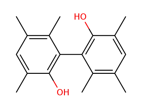 Molecular Structure of 110932-47-3 ([1,1'-Biphenyl]-2,2'-diol, 3,3',5,5',6,6'-hexamethyl-)