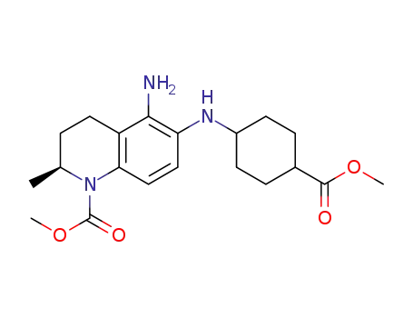 methyl (2S)-5-amino-2-methyl-6-[[4-(methoxycarbonyl)cyclohexyl]amino]-1,2,3,4-tetrahydroquinoline-1-carboxylate