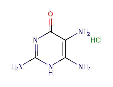 2,5,6-triamino-1,4-dihydropyrimidin-4-one hydrochloride