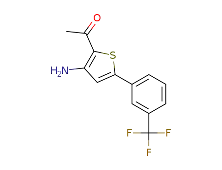 1-{3-amino-5-[3-(trifluoromethyl)phenyl]thiophen-2-yl}-ethanone