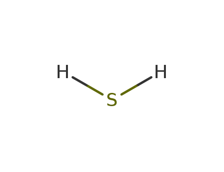 Molecular Structure of 7783-06-4 (Hydrogen sulfide)