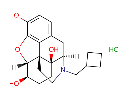 6β-hydroxy-17-cyclobutylmethyl-4,5α-epoxy-3,14-dihydroxymorphinan hydrochloride