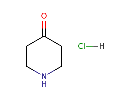 Molecular Structure of 41979-39-9 (4-oxopiperidinium chloride)