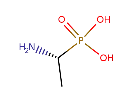 Molecular Structure of 60687-36-7 ((R)-(-)-1-AMINOETHYL-PHOSPHONIC ACID)