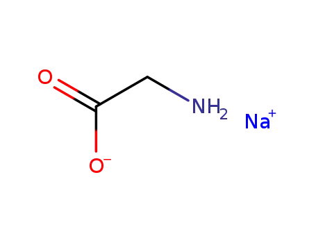 Molecular Structure of 6000-44-8 (Glycine, sodium salt (1:1))