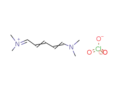 <5-(dimethylamino)-2,4-pentadienylidene>dimethylammonium perchlorate