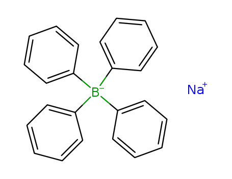 Molecular Structure of 143-66-8 (Sodium tetraphenylboron)