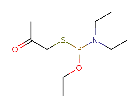 O-ethyl S-(2-oxopropyl) diethylphosphoramidothioite